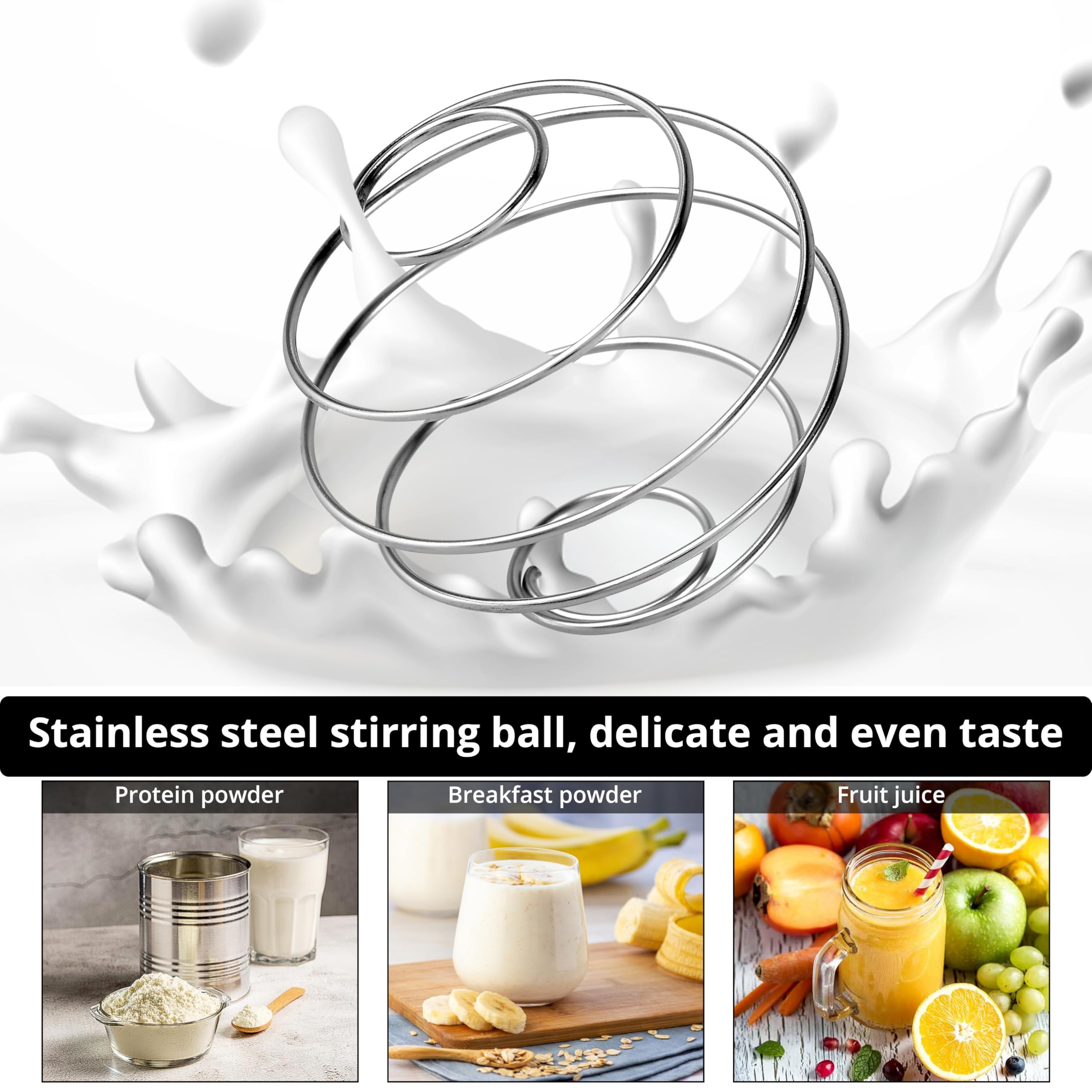 CORPORATE PORIUM Customised Stainless Steel Protein Shaker Bottle with Blender Mixer Ball Leak Proof Gym Shaker for Protein, Diwali Item BPA-Free Travel Steel Shaker for Gym 750ml — Amazon image 8