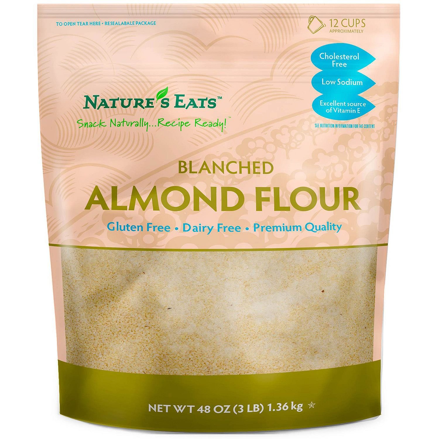Blanched Almond Flour, 48 Ounce (Packaging may vary)