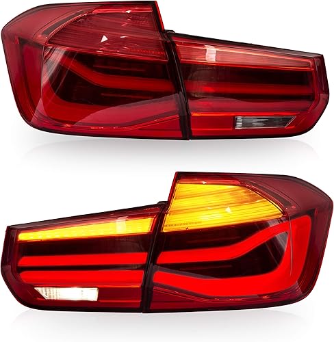 Miniatura 9 de VLAND OLED - Conjunto de luces traseras para BMW M33 Series F30 F35 F80 Sedan 6 generación 2012-2018, lámpara trasera mejorada con básculas de