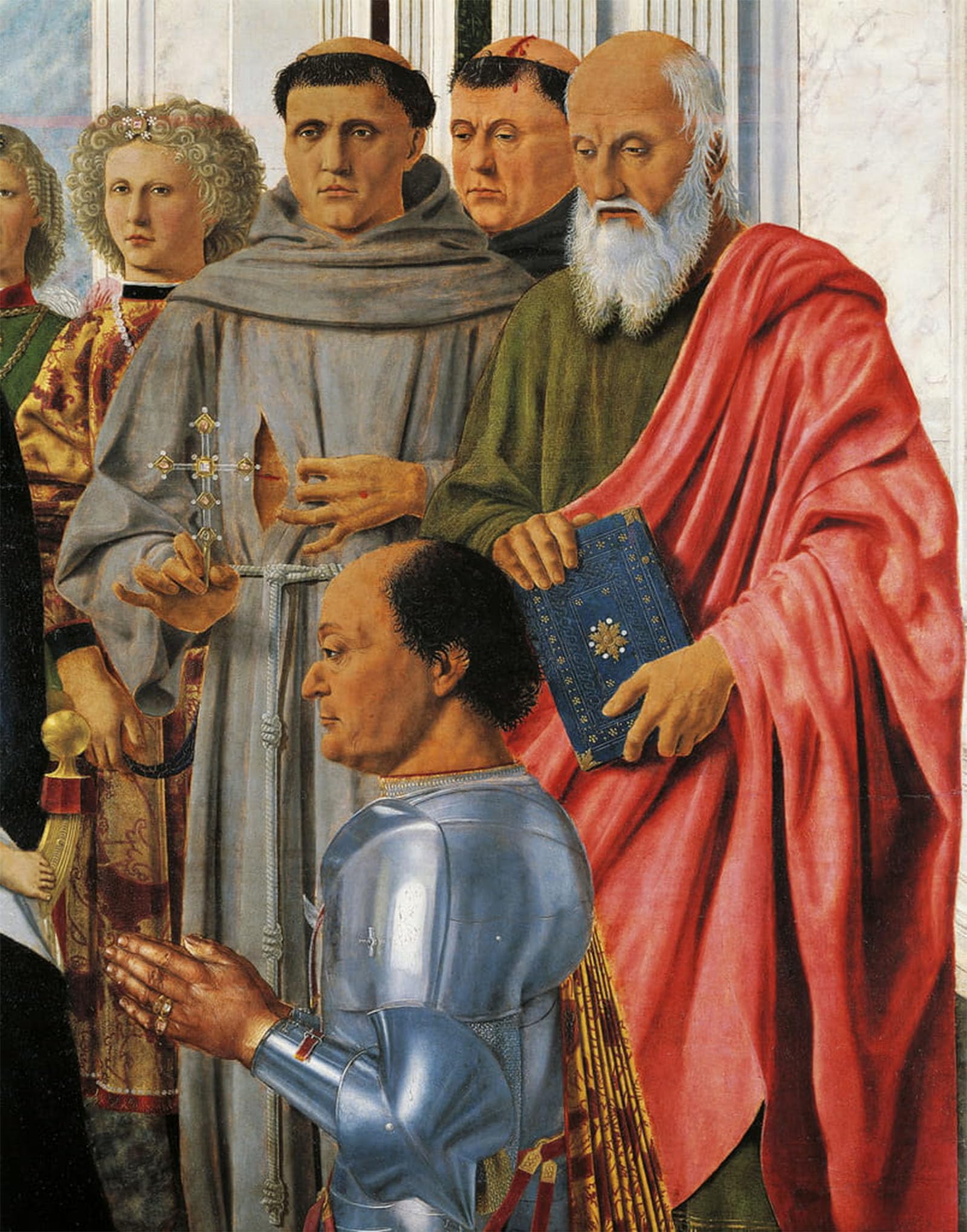 ARTXLXXBN Famous Art Print Poster Vintage Wall Art St Peter Martyr and St Evangelist by Piero Della Francesca Canvas Art Poster for Home Decor 60x90cm