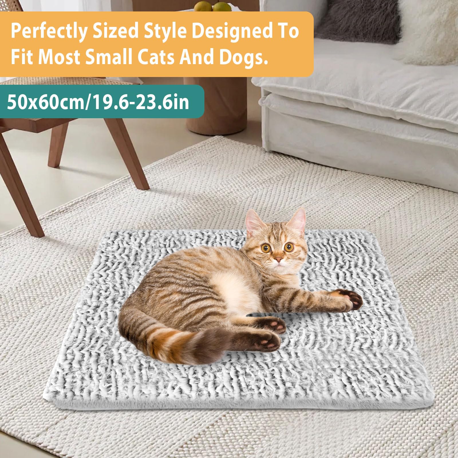 Cojin Perro Manta Autocalentable Para Perros/Gatos (60x45cm) Sin