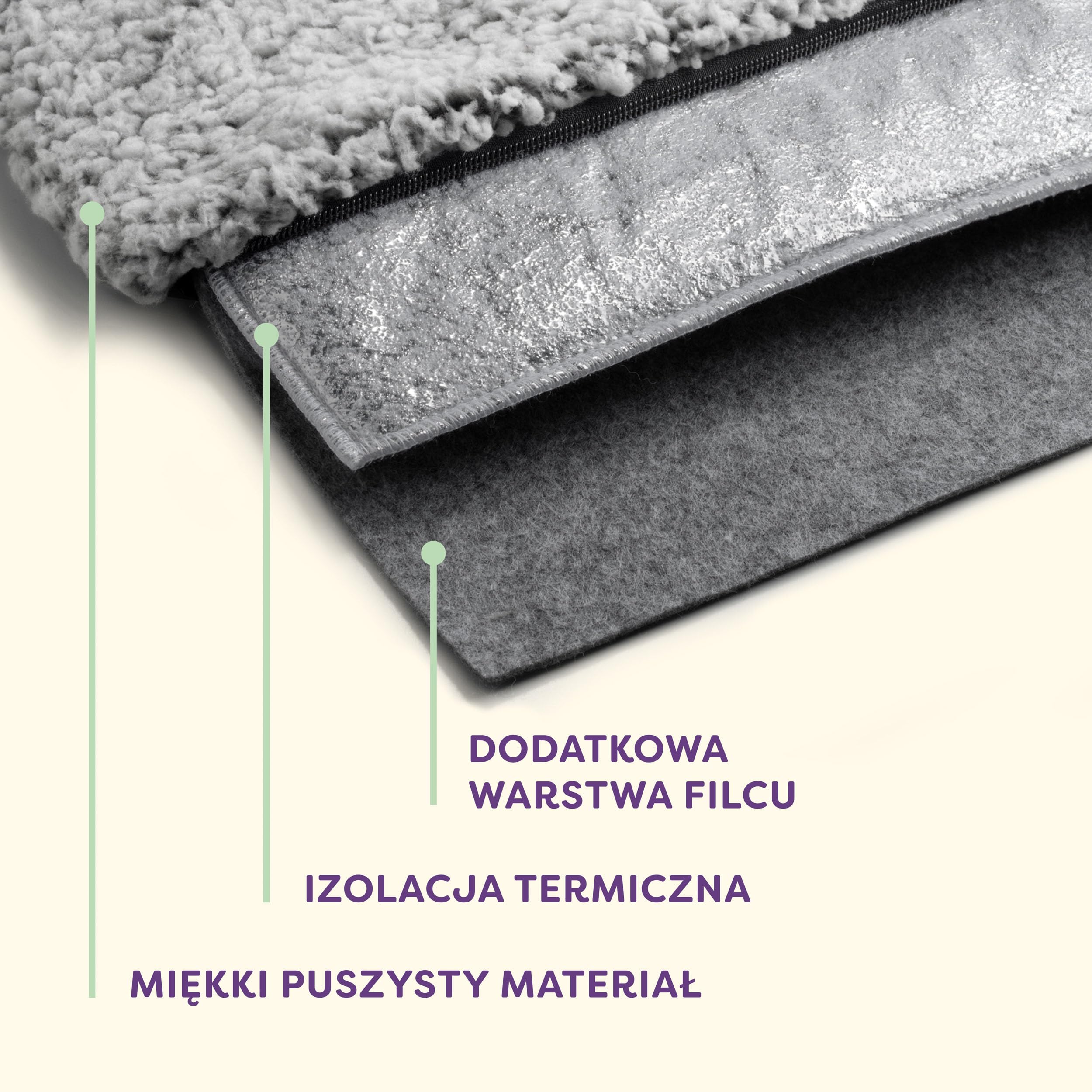 Samonagrzewający się Koc dla Kotów i psów 60x45cm - Miękki i przytulny koc dla kota - Pokrowiec nadający się do prania - Z antypoślizgowym spodem (szary)