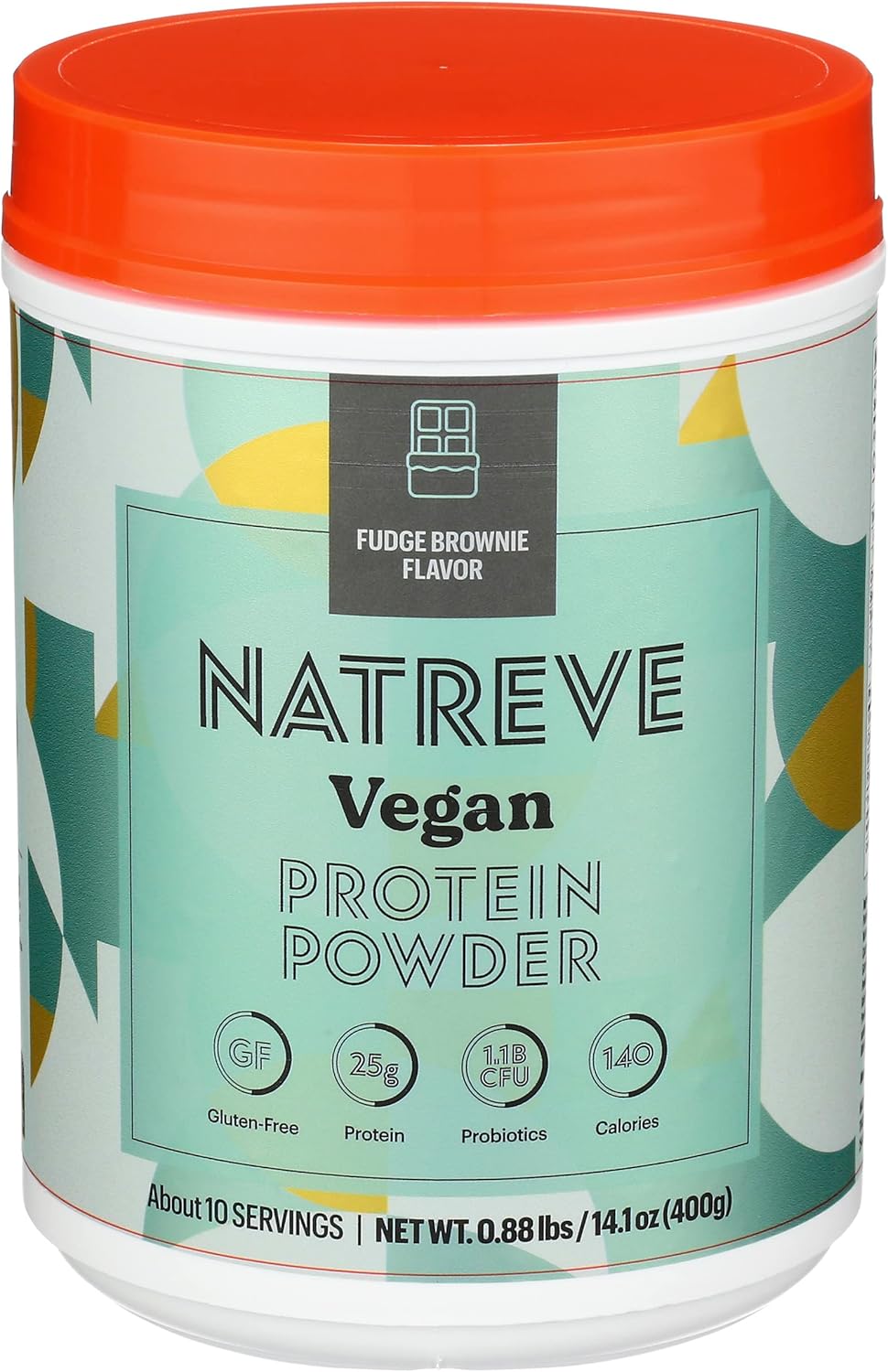 Natreve Fudge Brownie Protein Powder, 14.1 OZ Health