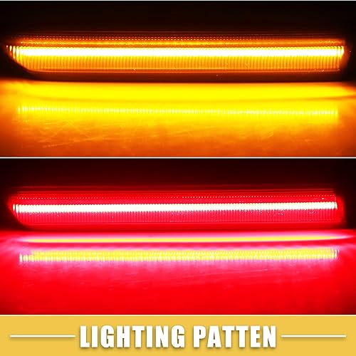 Miniatura 6 de Luz de marcador lateral LED 33655-SEP-A01 Luces de señal de giro delanteras y traseras Fender Sidemarker Lámparas para Acura TL Lente negra Luz LED