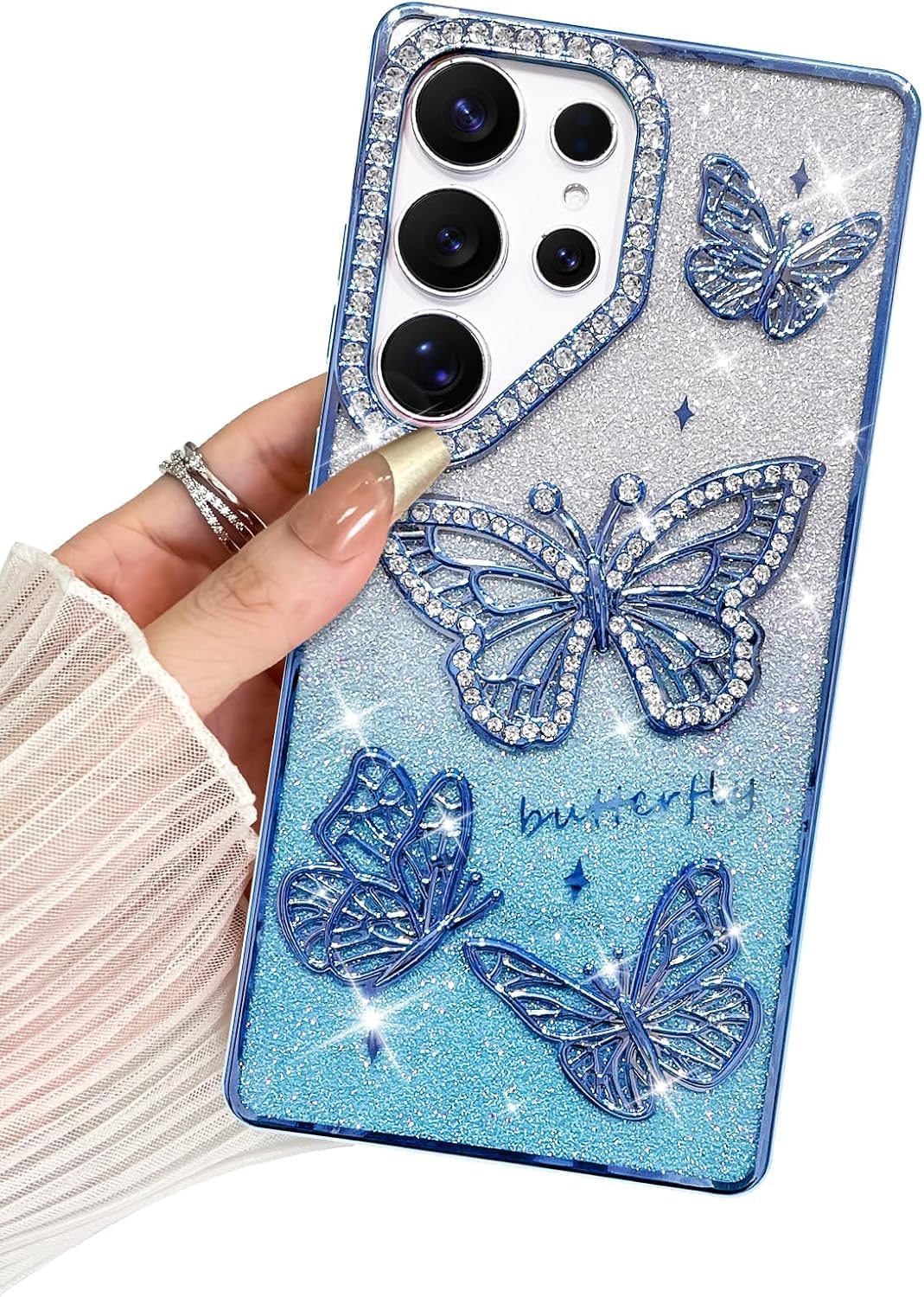 Elzzi Butterfly Phone Case for Samsung S26 Ultra -24 Elzzi Butterfly Phone Case for Samsung S26 Ultra -24