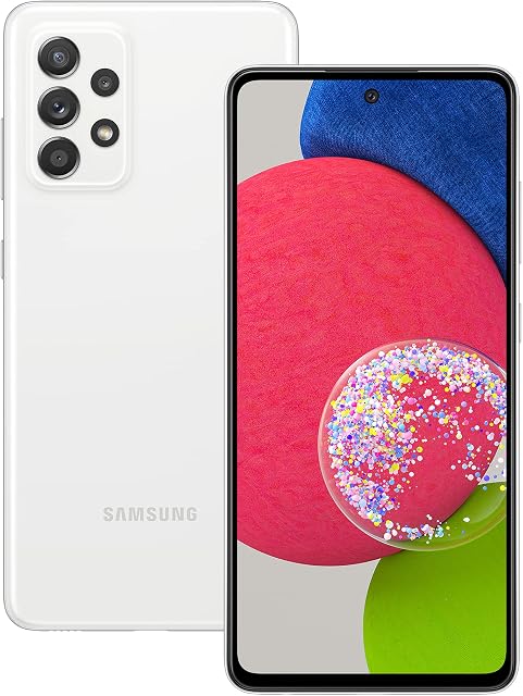 Samsung Galaxy A52s 5G Smartphone Dual SIM Android Mobile Phone 6 GB RAM 128 GB Memory Awesome White (UK Version)