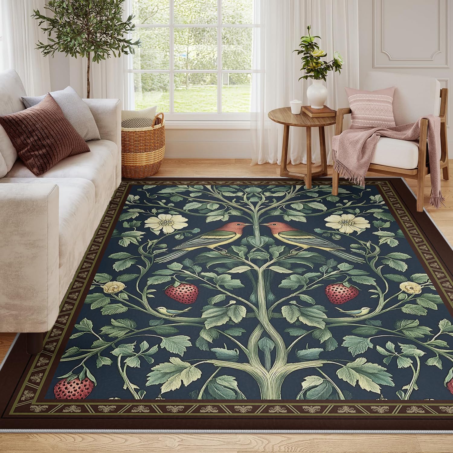Tapis bas profil bas vintage paillassons rectangulaires antidérapants 150x210
