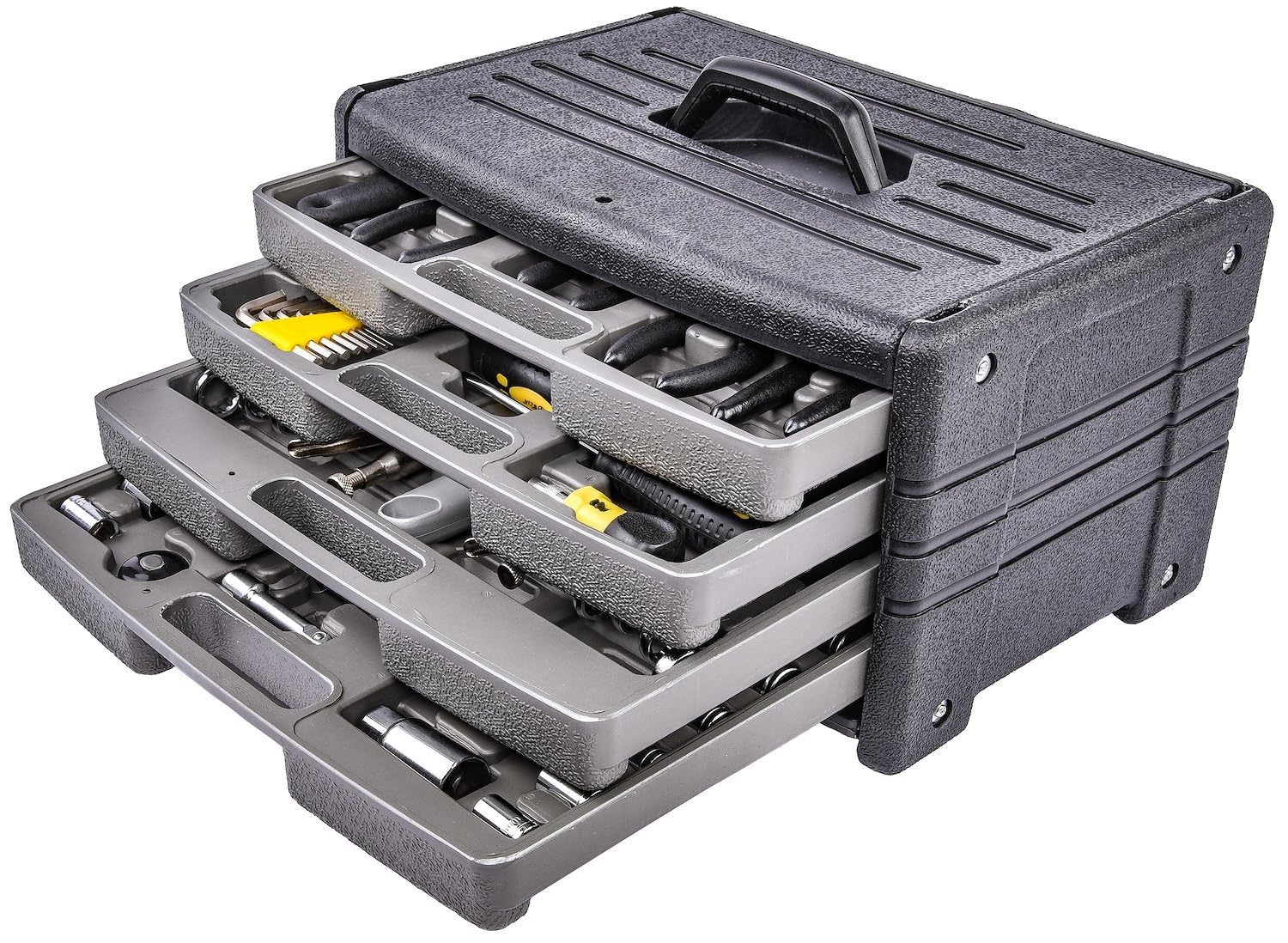 JEGS 99-Piece Tool Set with Carry Case - Pliers, Socket