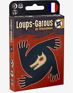 Asmodee Les Loups-GAROUS DE THIERCELIEUX - Jeu de Société de Bluff pour Adultes et Enfants dès 10 Ans - Jeu d'Ambiance de 8 à 18 Joueurs - Jeu de Rôles en Version Française - 30 Min