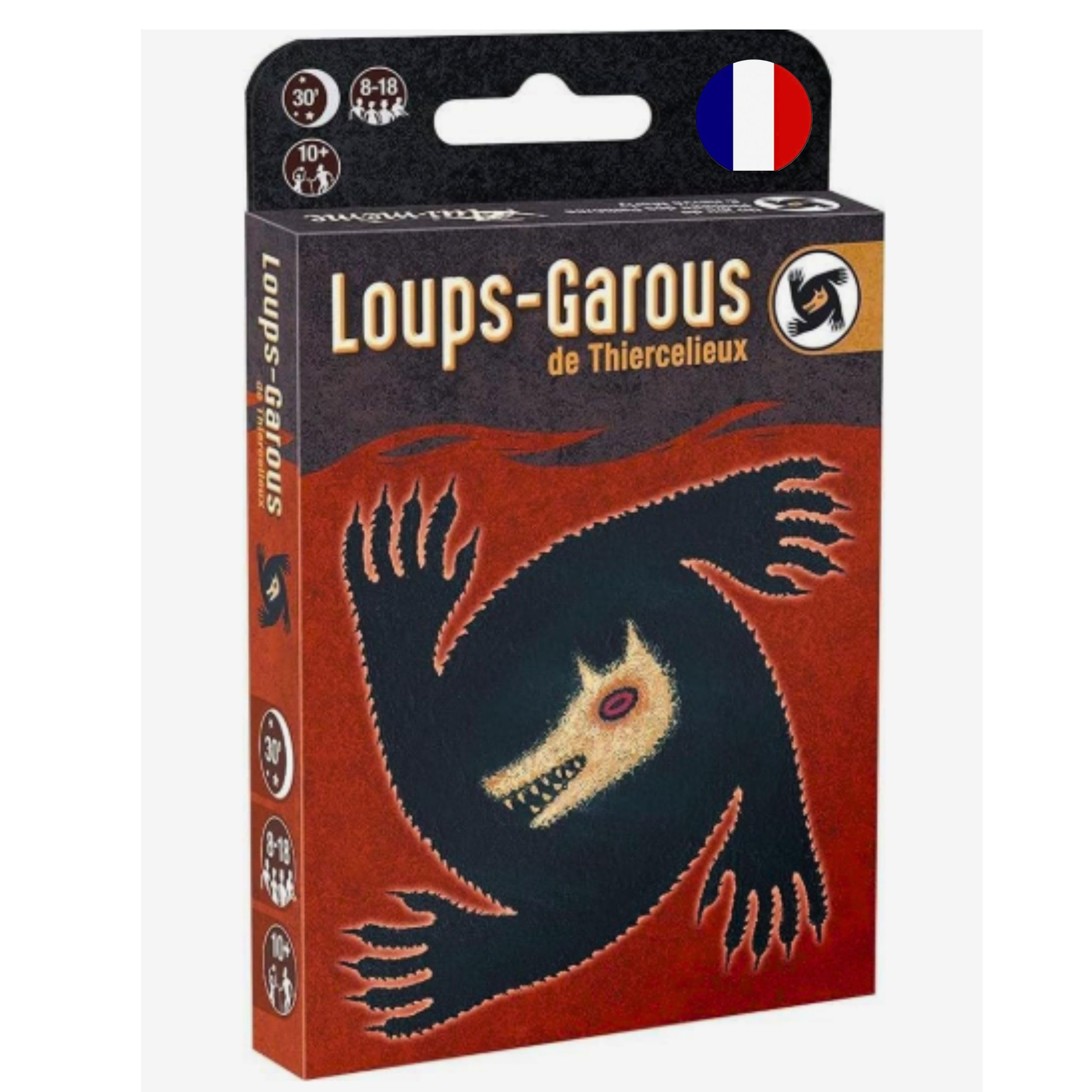 ASMODEE LOUPS GAROUS THIER BL ECO: Werewolf Game, 8-18 Players, Ages 17+