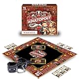 Adultopoly with Handcuffs – a Romantic Spin on The Classic Board-Game. Playful Date Night Games for Couples to Spark Romance, Fun, and Deeper Connection. The Ultimate Adultopoly Board Game