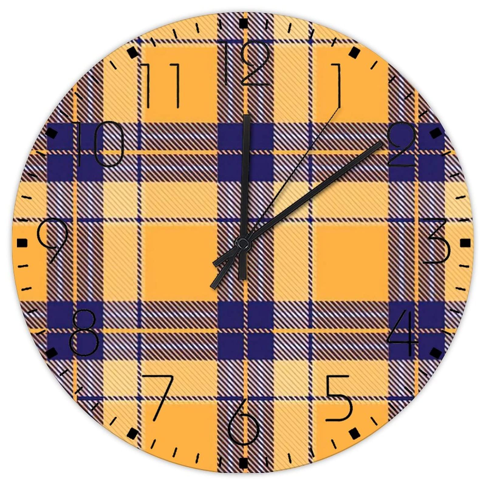 Horloge murale en bois vintage 30 cm pour habiller un mur vide de garage ou salon