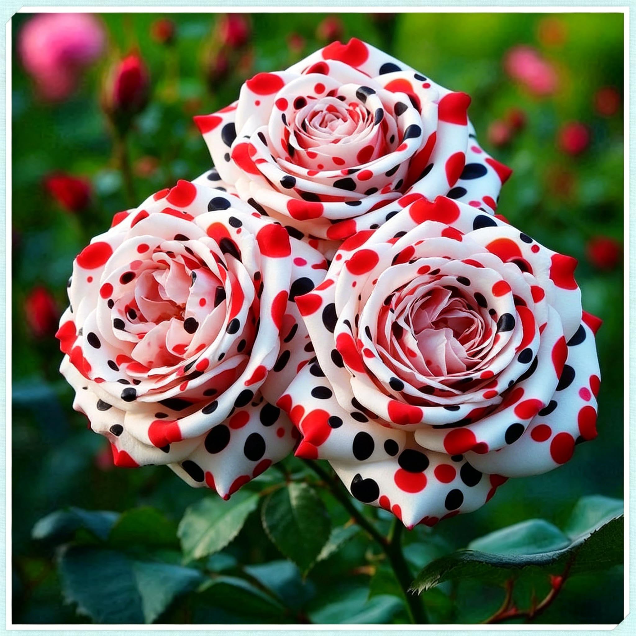 Selten, Vital Rosa Rhizome, Geeignet für Gartenpflanzen, Landschaftsgestaltung, Topfpflanzen für drinnen und draußen-5 Rhizome-F