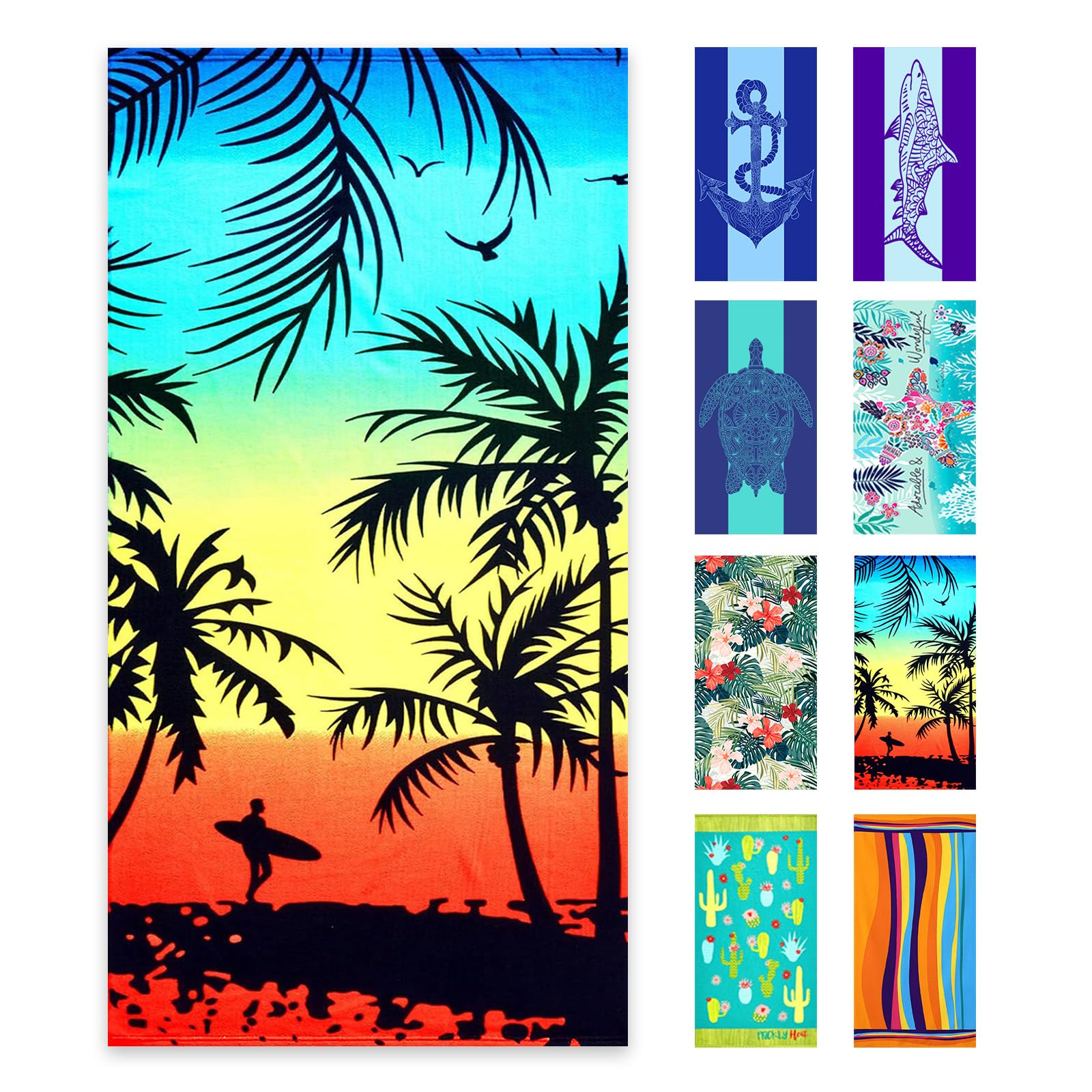 Microfiber Giant Beach Towel - Copacabana