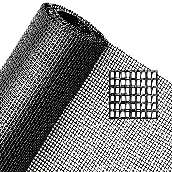 Senneny Pet Screen, Upgraded Pet Proof Window Screen Replacement, Pet Dog Cat Resistant Porch Screen, Patio Screen, DIY Custom Heavy Duty Thicken Fiberglass Screen Mesh, Black (60