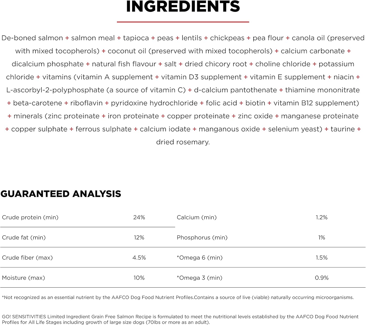Go! Solutions Sensitivities Limited Ingredient Salmon Grain-Free Dry Dog Food, Chicken-Free Kibble Made by Experts for Sensitive Stomachs & Food Allergies, for Puppies, Adults, & Seniors, 22 lb Bag - Image 4
