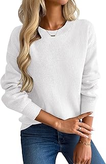 Sponsored You’re seeing this ad based on the product’s relevance to your search query.Learn more about this advertisement ZAEGOO Women's Elegant Autumn Winter Chunky Knit Pullover Crew Neck Long Sleeve Warm Jumper Plain Colour Block Sweater