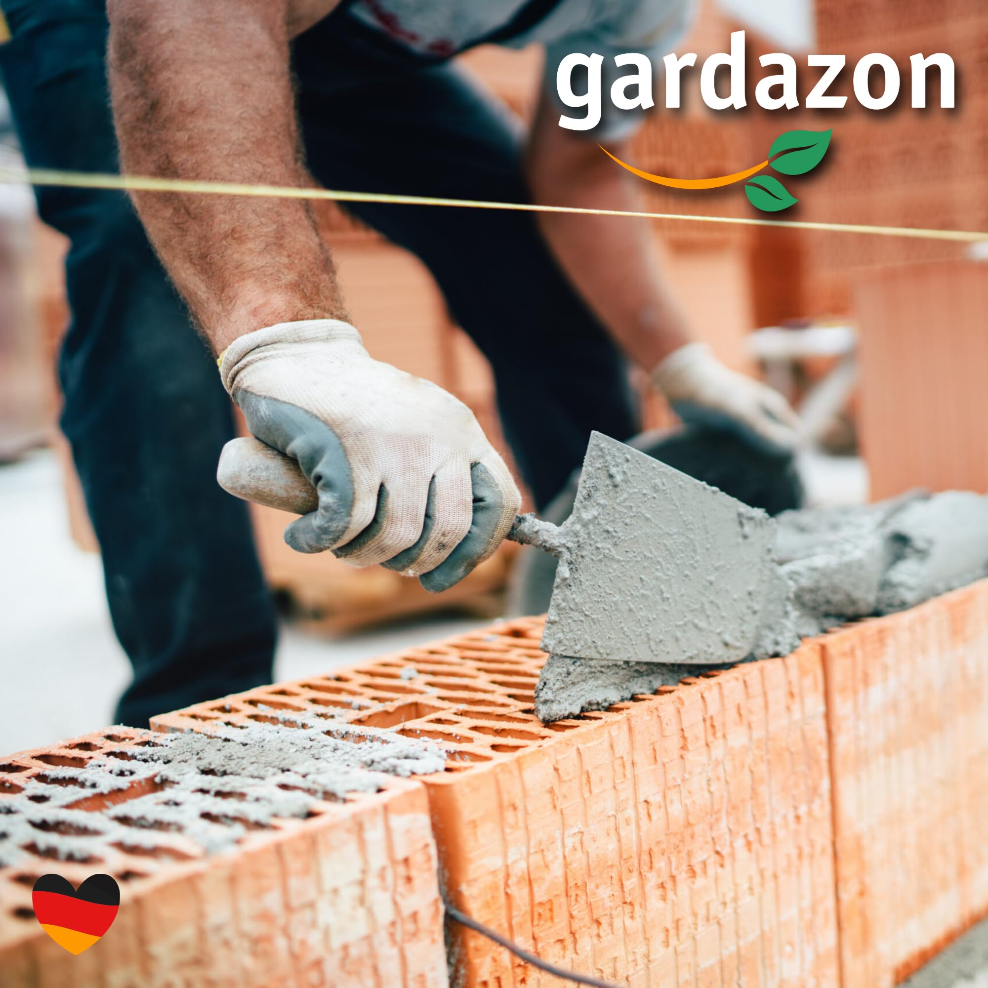 Corda da muratore – 100 m di lunghezza – Ø 1 mm – nylon – resistente ai nodi – resistente allo strappo e carico – su bobina/corda/cordicella/filo da costruzione/filo per pavimentazione