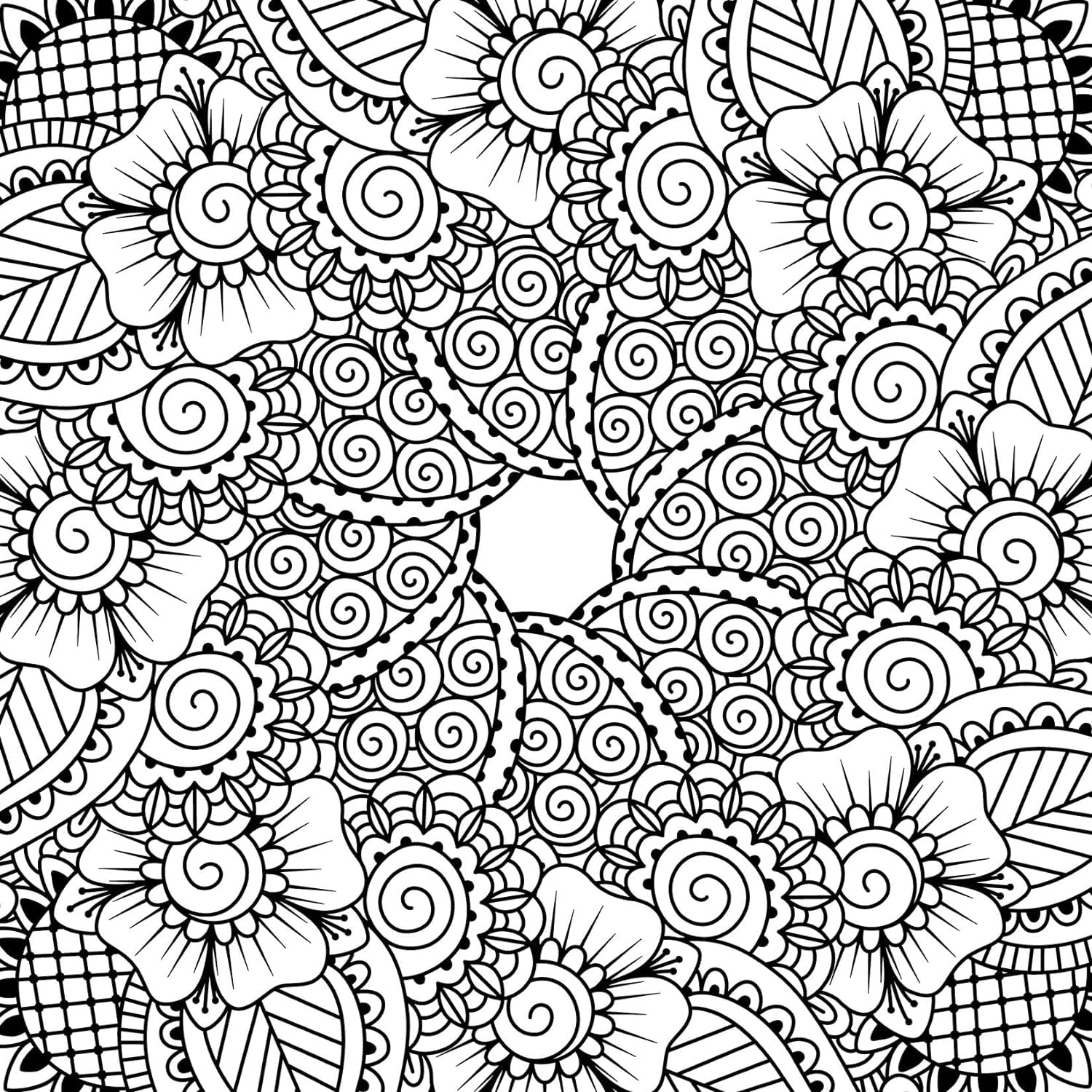 Refreshing Mandala Colouring Book for Adults Book 3 | Intricate Mandala Designs for Mindfulness, Relaxation & Creativity | High Quality Paper for Pens, Pencils & Markers 3