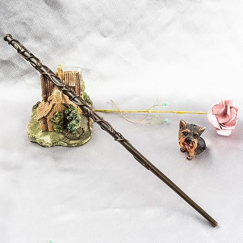Miniatura 6 de Varita mágica Hermione, hecha a mano con núcleo de acero de resina como accesorios de rendimiento y regalos (Hermione)