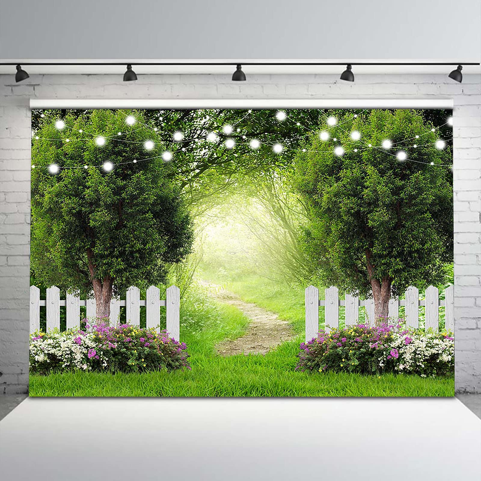 CHAIYA 7X5FT Easter Backdrop Spring Easter Photography Backdrop Easter Party Decor - View #2