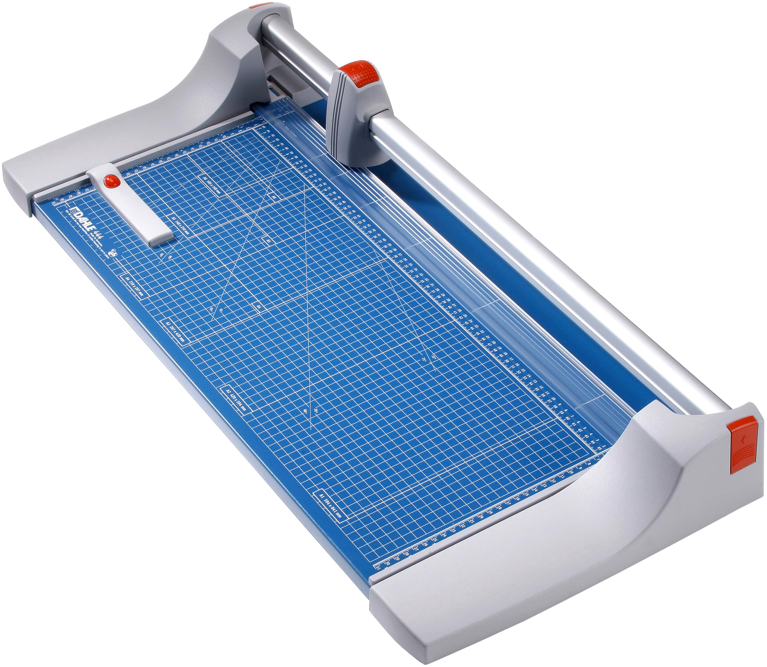 Dahle 444 Premium Rotary Trimmer, 26" Cut Length, 25 Sheet Capacity, Self-Sharpening, Automatic Clamp, German Engineered Paper Cutter