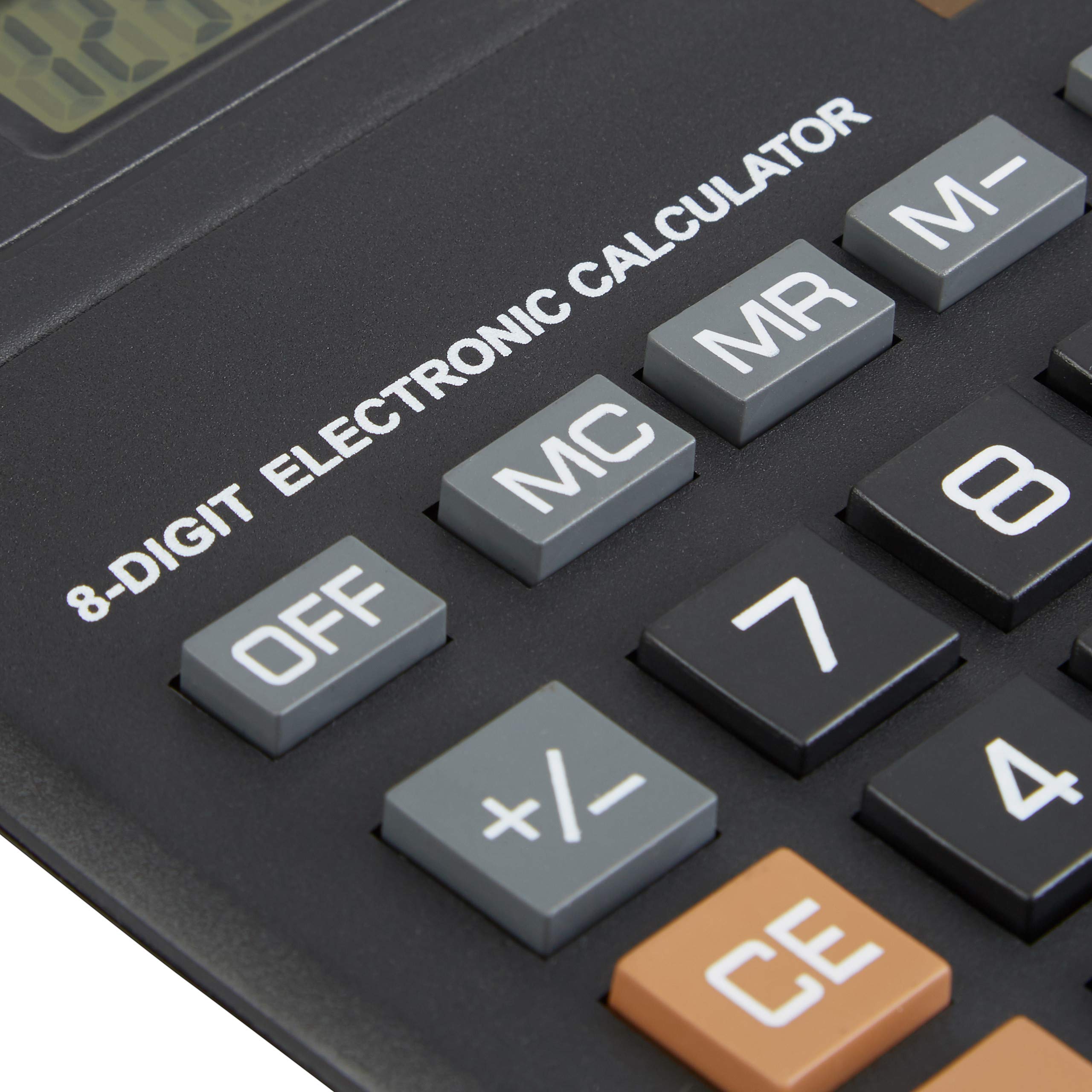 Calcolatrice Calcio A 8 Cifre Con Coperchio Di Protezione - Foto 9