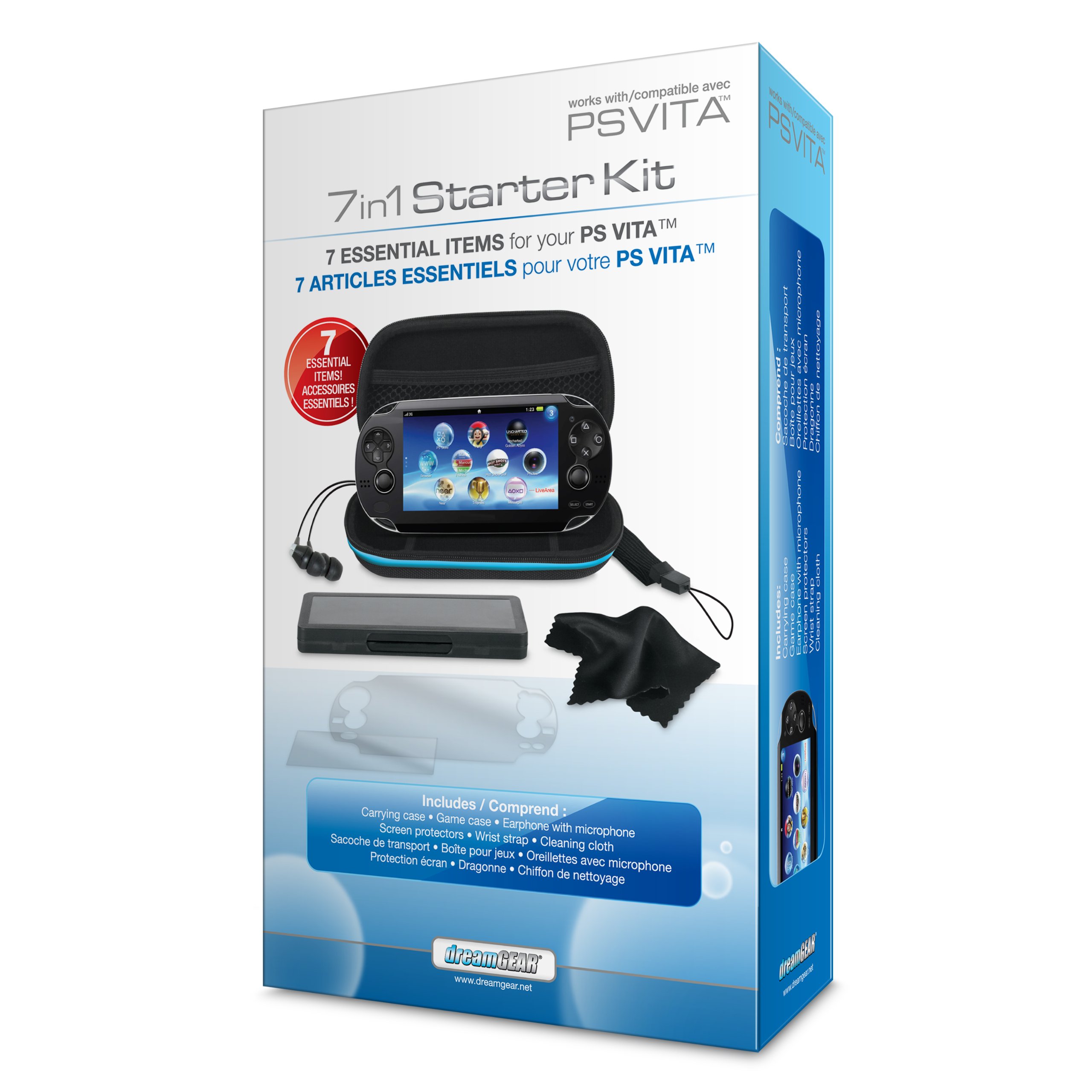 Amazon.com: DreamGEAR Playstation Vita 7 in 1 Starter Kit : Video