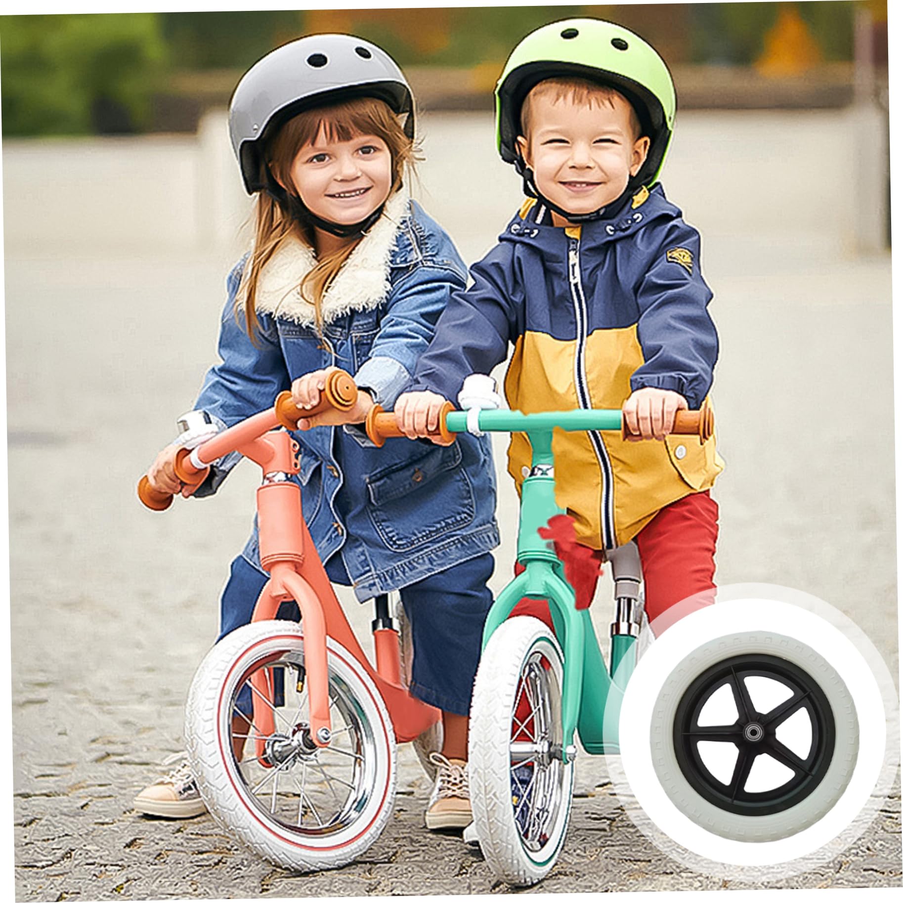 1 par de Ruedas de Repuesto para Bicicleta de Equilibrio de 12 Pulgadas para niños, Ligeras, Accesorios de reparación para Bicicletas y Mantenimiento, Mini Ruedas de Bicicleta, de ent