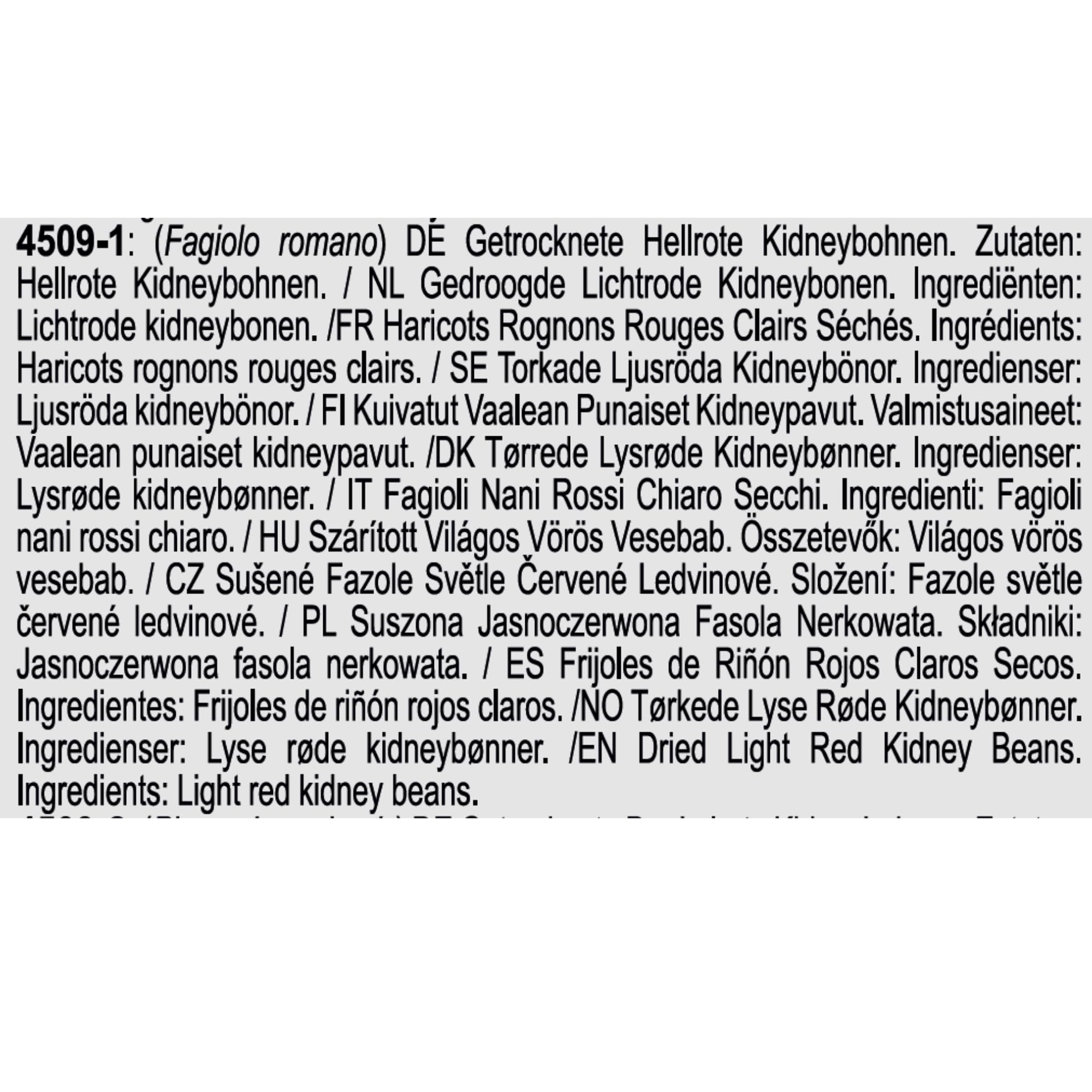 AFROASE - Hellrote Kidney Bohnen - Multipack (12 X 1 KG)