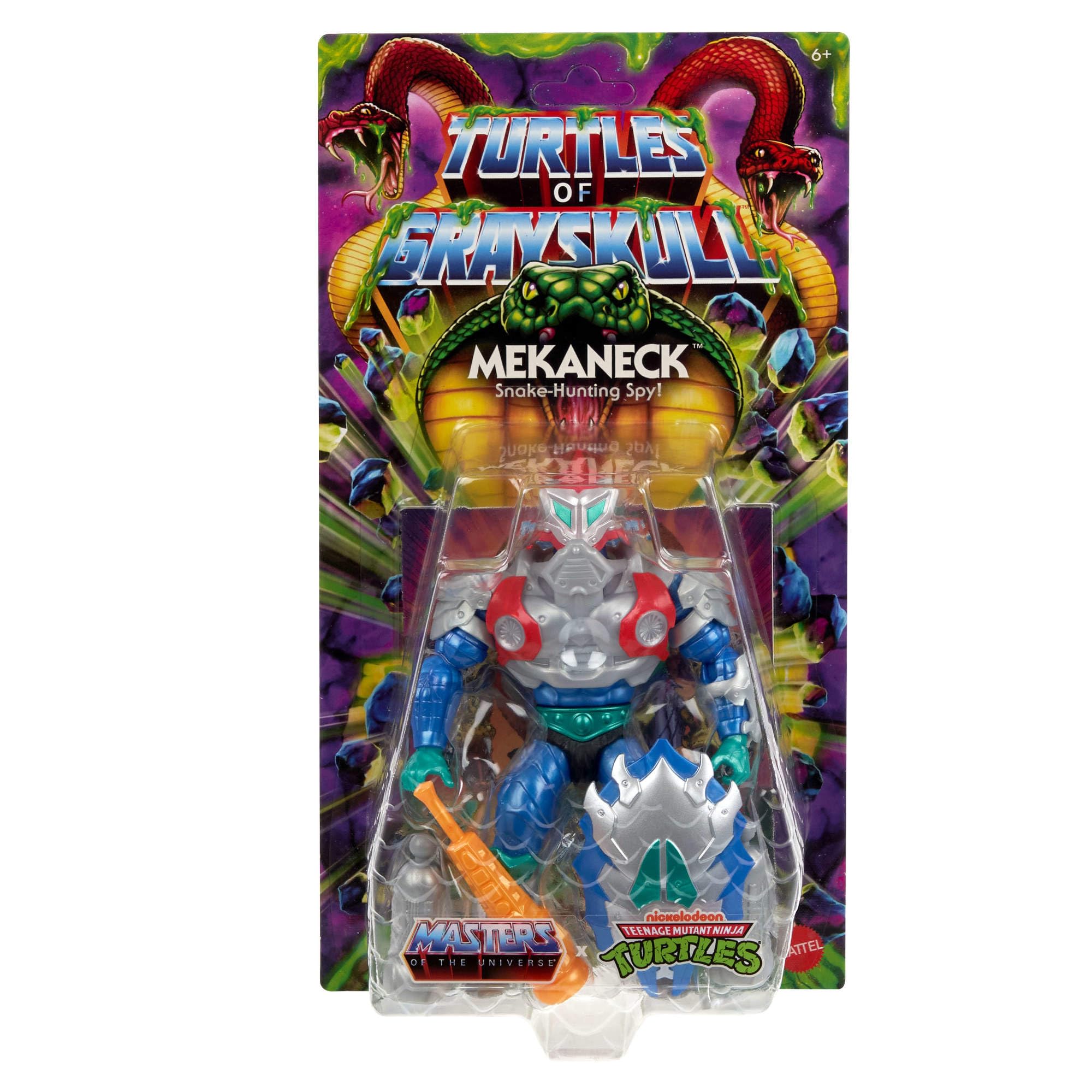 Les Maîtres De L’Univers Origins Ninjor Figurine Tortues Ninja - Château Des Ombres Reptile Wars 14cm