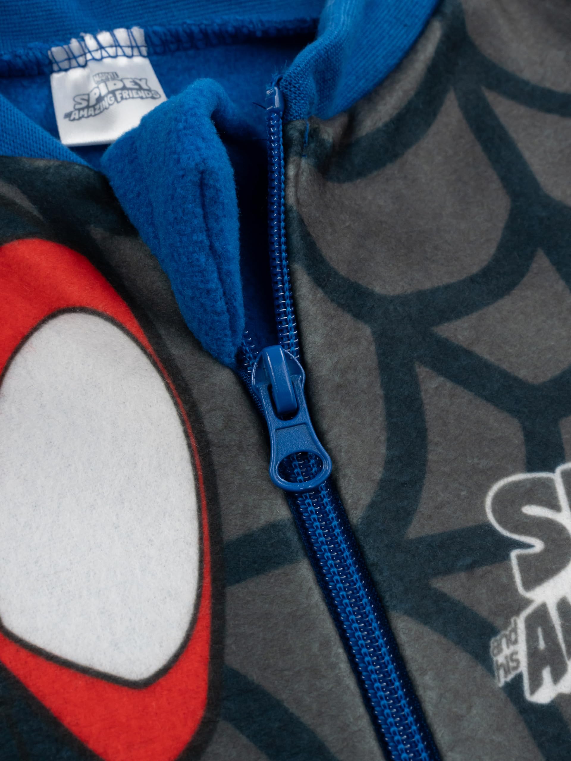 Marvel Spidey und Seine Super-FFreunde Kombinezon dla chłopców - Spiderman Kombinezon Dziecięcy Piżama Piżama z długim rękawem czerwony/niebieski