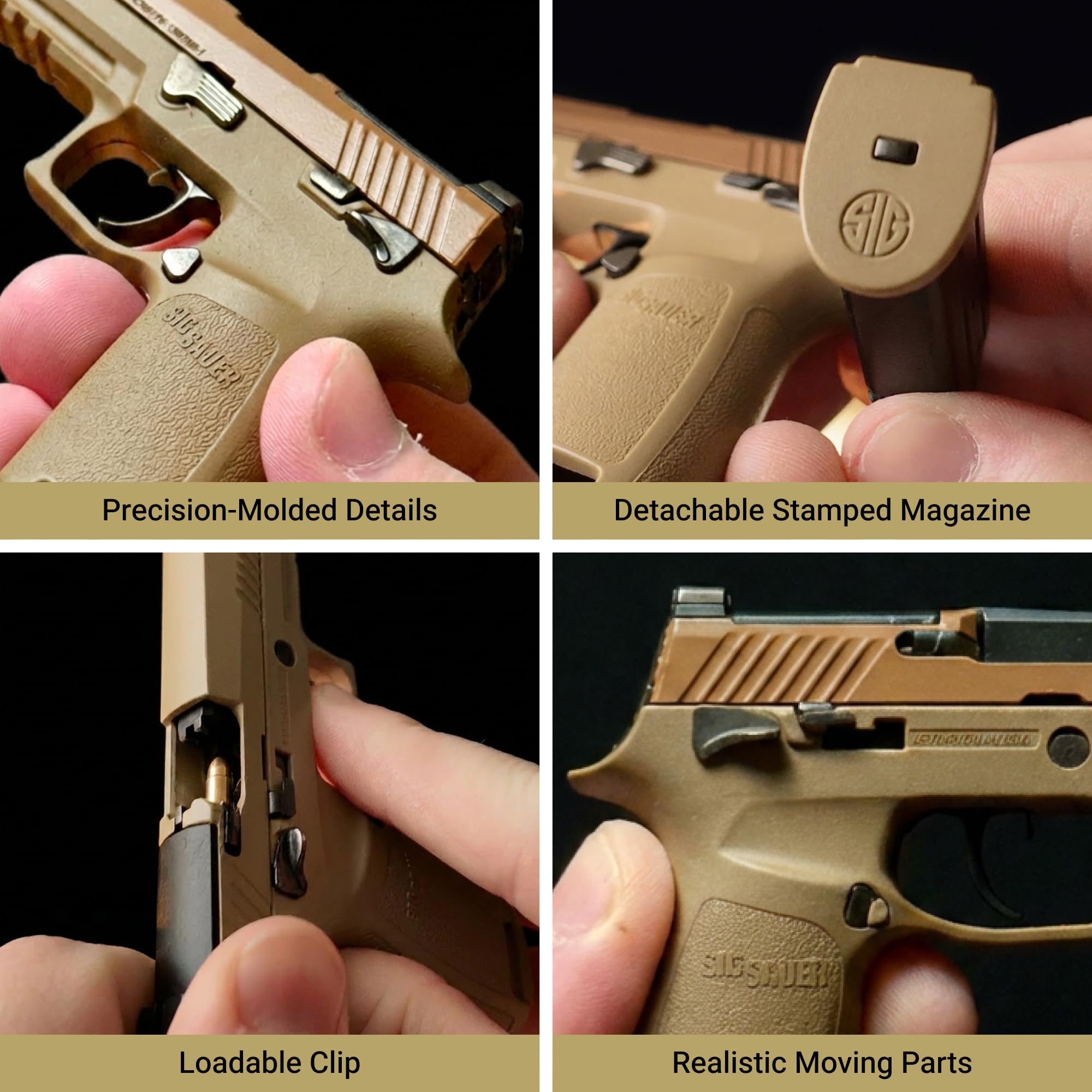 Amazon.co.jp: GOAT GUNS M17 ピストルモデル - 1:2.5スケール ダイ
