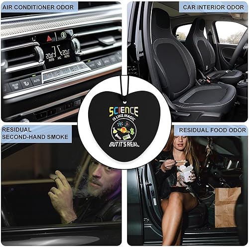 Miniatura 8 de Science Like Magic Car Aromatherapy Tablets 5 Pcs Hanging Car Air Fresheners for Car Home Bathroom Wardrobe