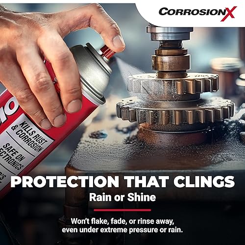 Miniatura 4 de CorrosionX Inhibidor de óxido, prevención de corrosión dieléctrica de fuerza industrial, lubricante y penetrante para uso marino, automotor