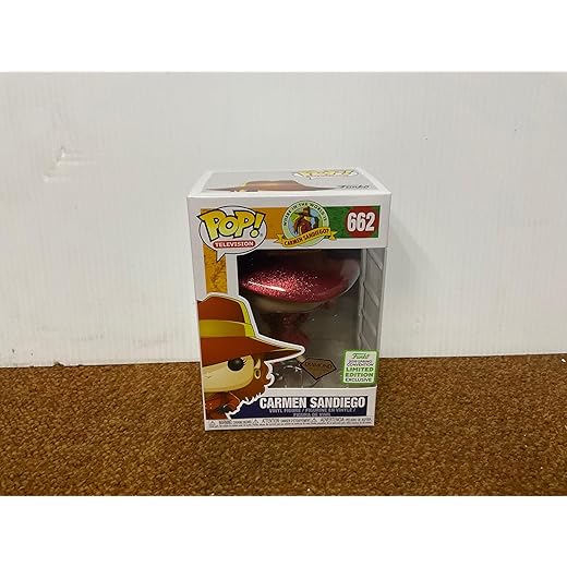 Pop! Funko Television Carmen Sandiego 2019 Spring Convention Limited Diamond Edition Exclusive