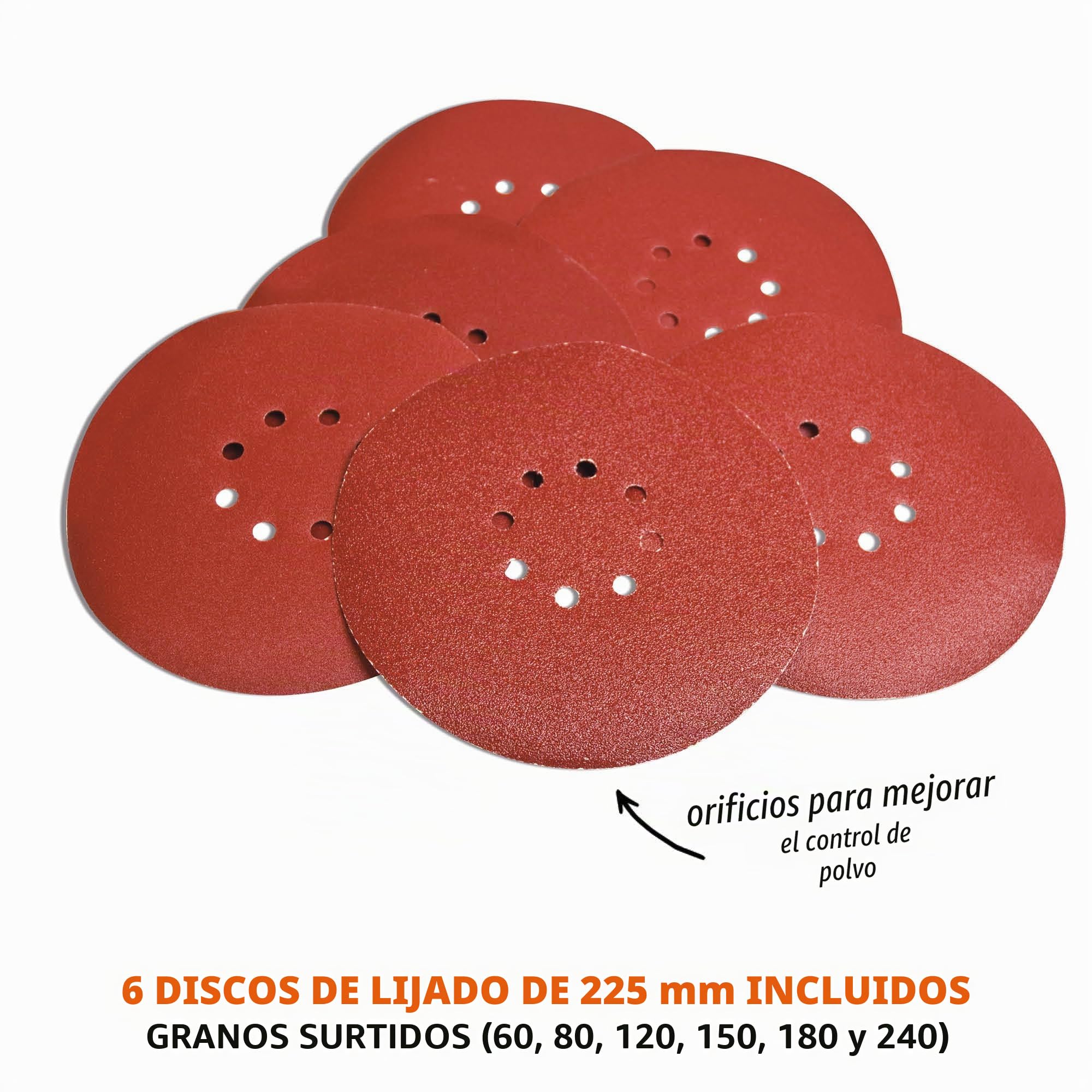 Evolution Power Tools - Lijadora de placas de yeso telescópica con linterna LED, 225 mm (230 V)