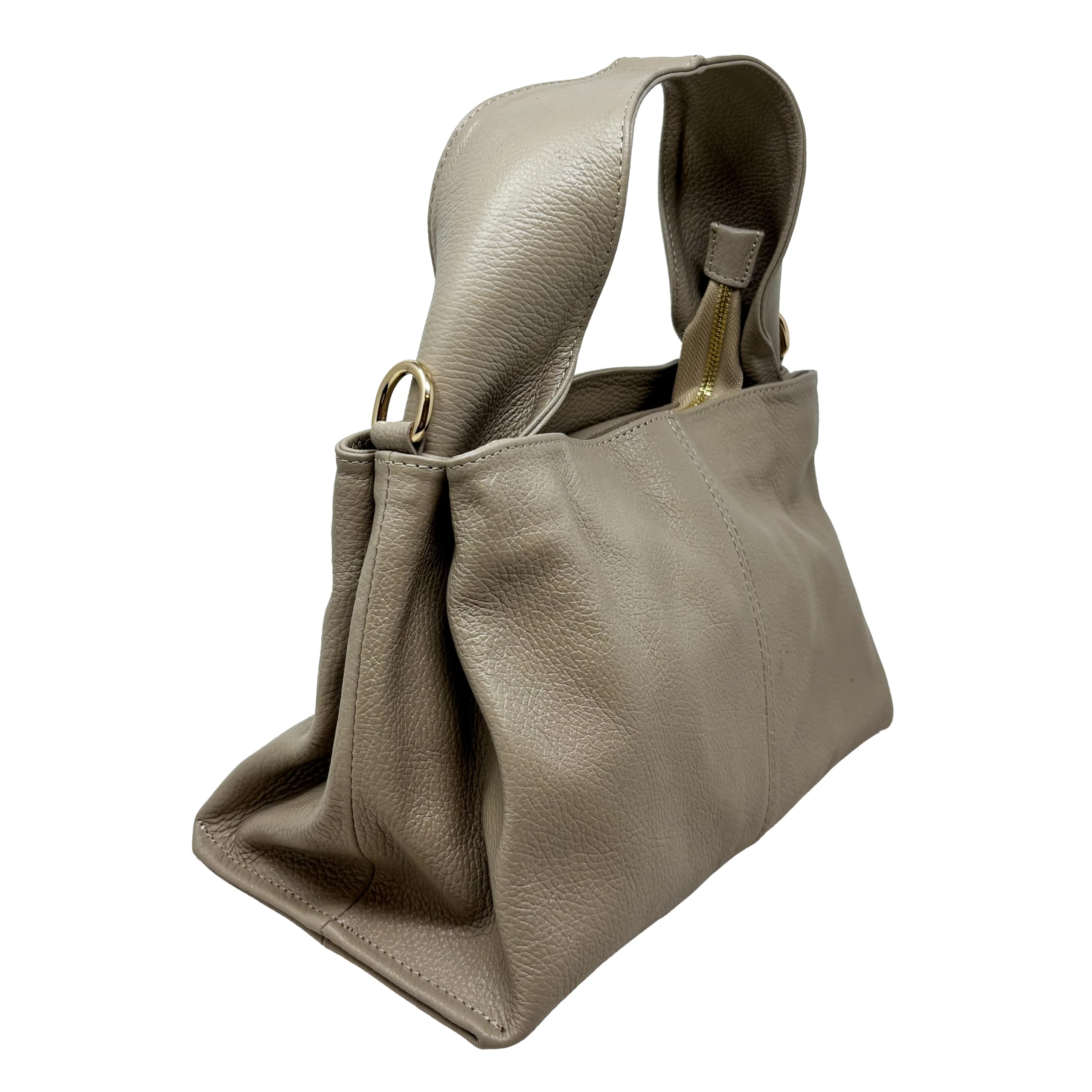 Chicca Borse Borsa a Mano Donna in Pelle Dollaro
