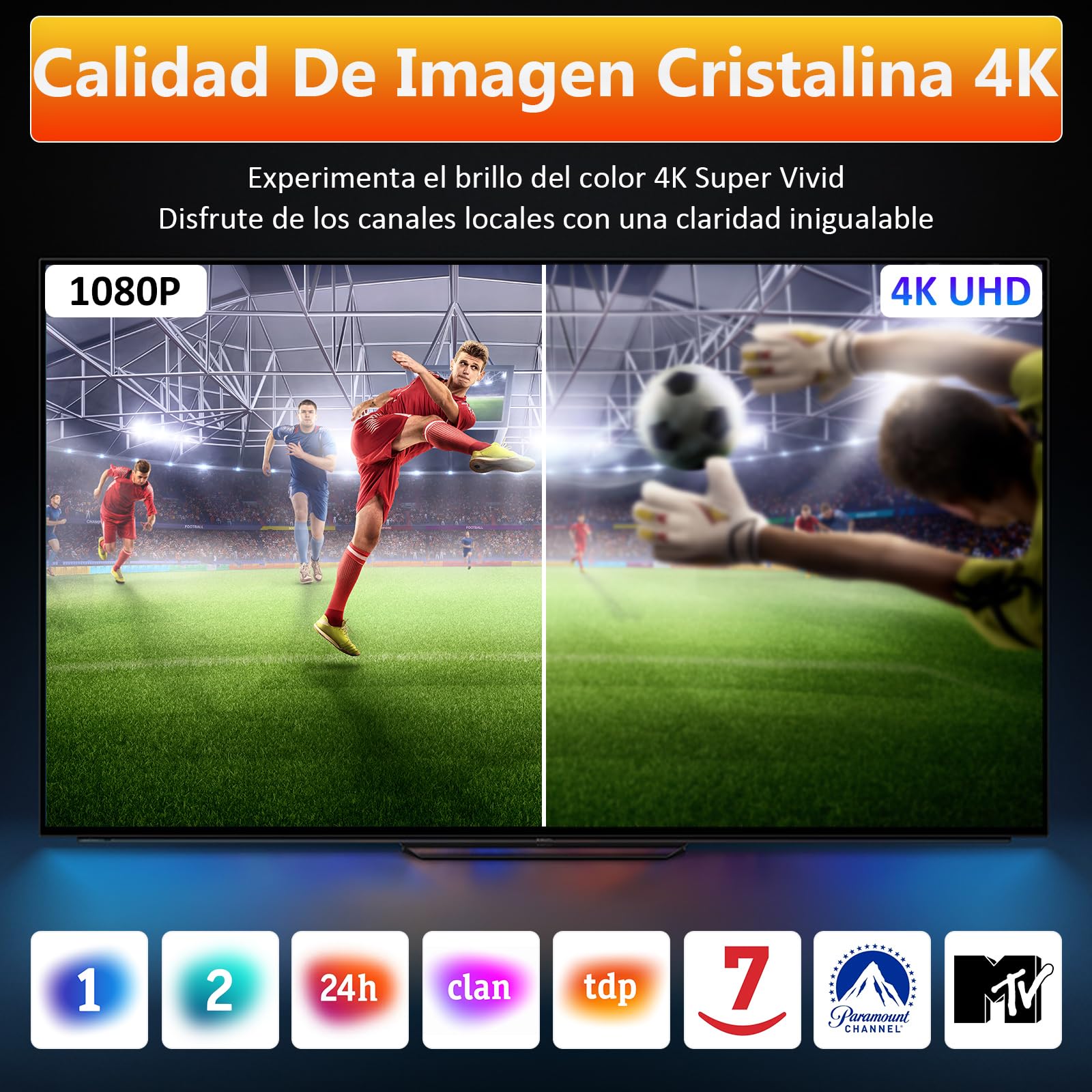 Antenna TV interna 2025, potente antenna TV portatile con amplificatore e base magnetica, 250 KM+ ricezione a lunga distanza, compatibile con 4K 1080P DTMB DVB-T2 DVB-T DVB-T - All TVs
