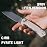 CJRB Pyrite-Light Pocket Knife for Men, 3.34\'\' S90V Steel Blade EDC Knife with Pocket Clip for Camping Hiking(J1945G)