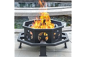35 Inch Large Wood Burning Fire Pit