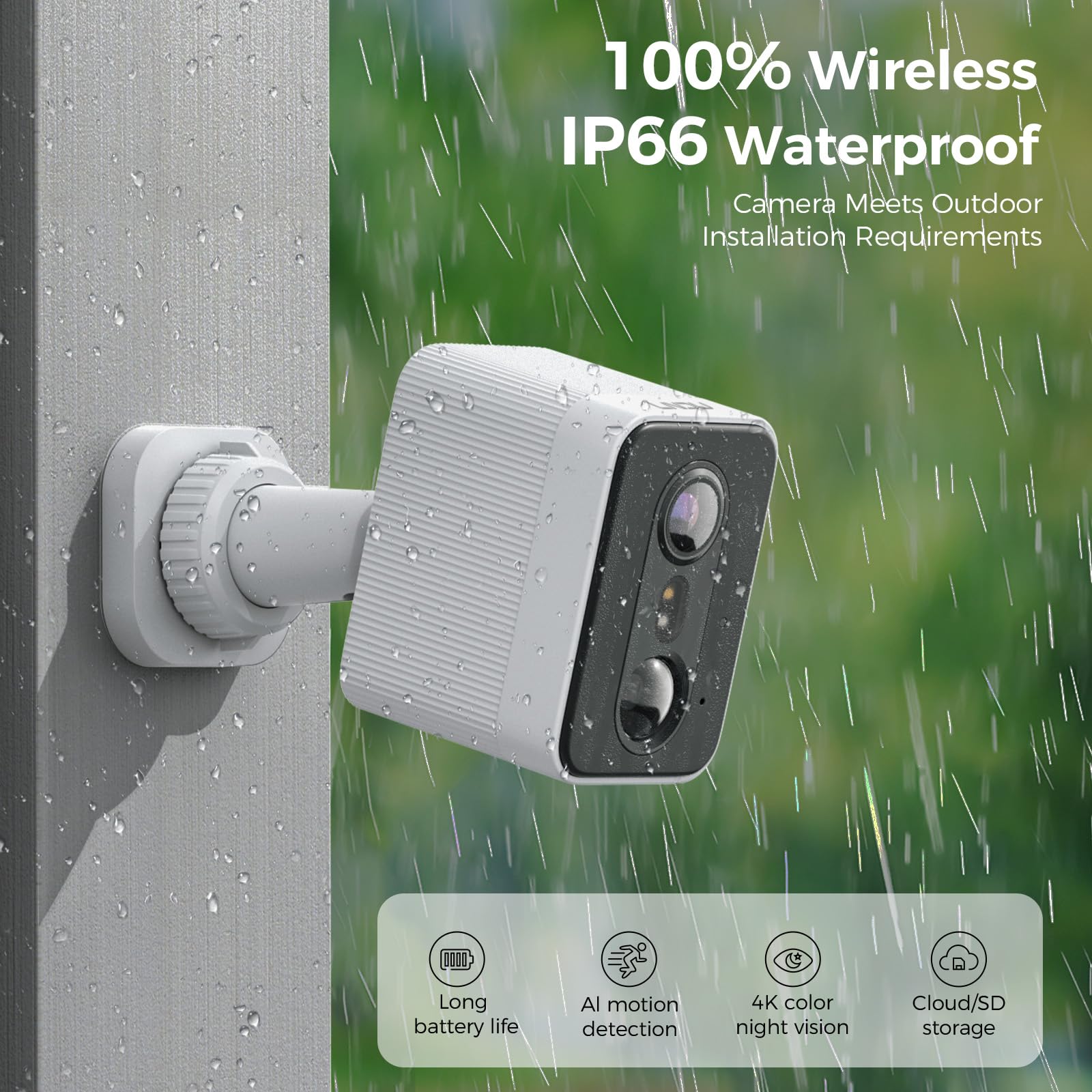 Amazon.com : 4K Security Cameras Wireless Outdoor, Battery