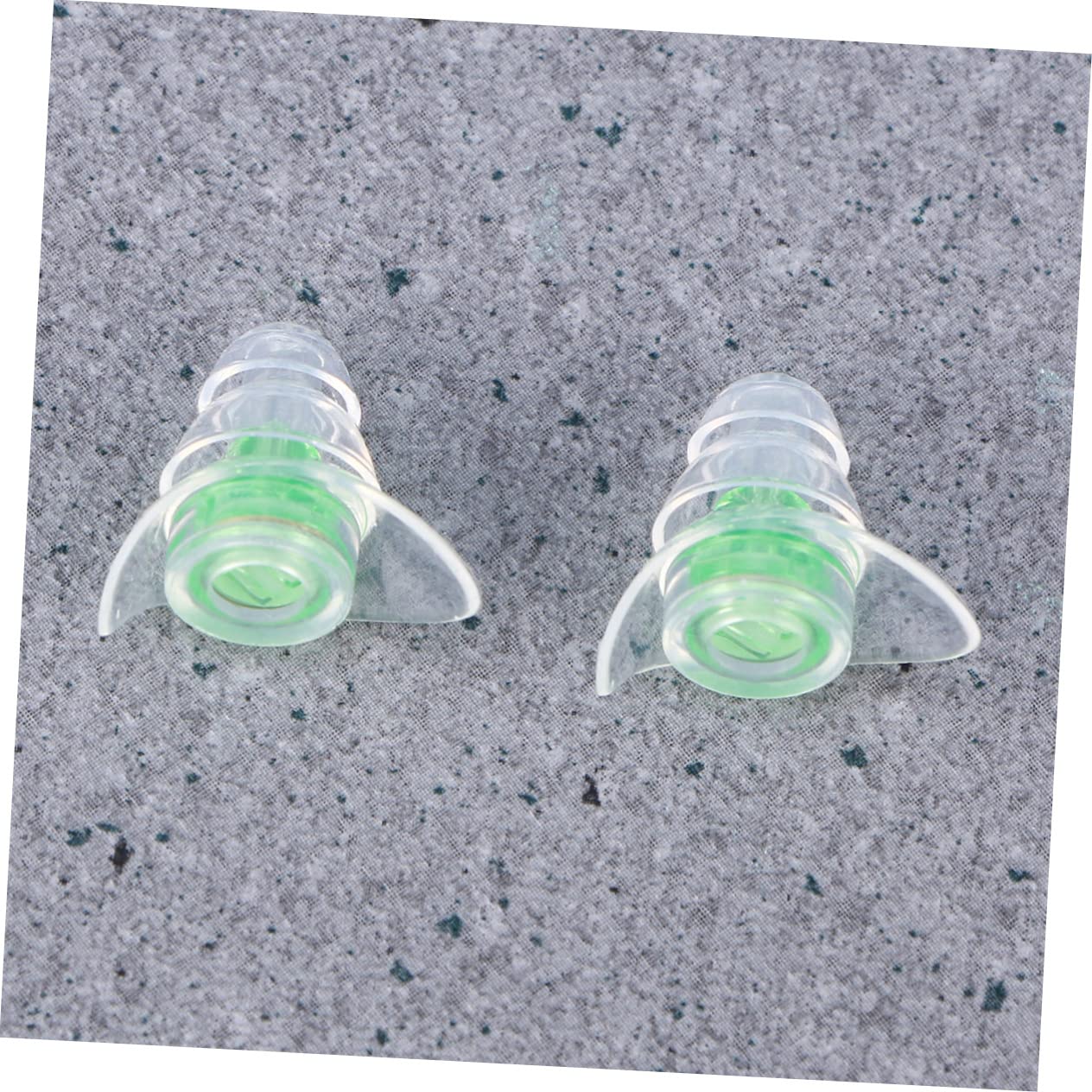 Anneome 2piezas De Reducción De Ruido Cómodos y Reutilizables Para Dormir Trabajar y Estudiar Vienen Botella De Verde