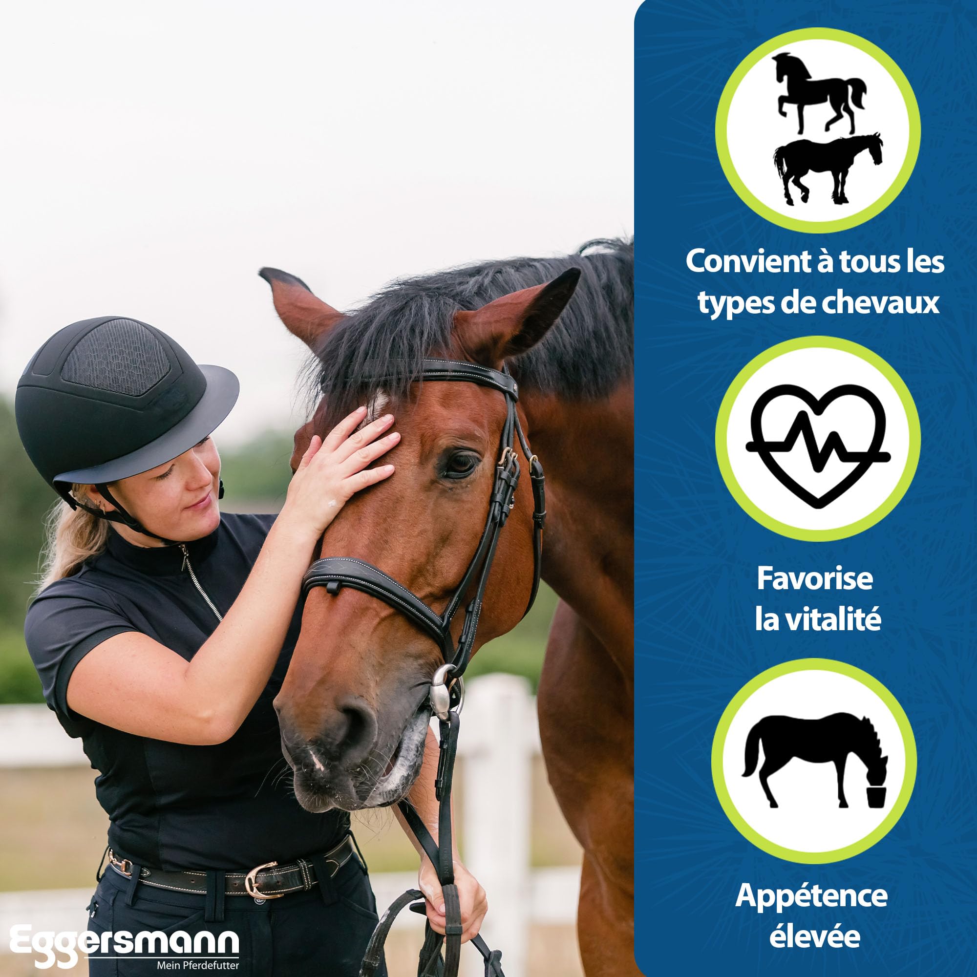 Eggersmann Mein Pferdefutter Horse Vital Plus 10 kg – Nourriture minérale pour Chevaux de Toutes Sortes – Nourriture pour Chevaux Riche en vitamines pour Un approvisionnement Optimal – pour compléter
