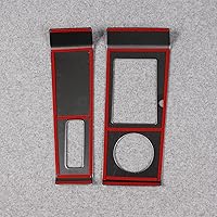 Vista 5 de Para Mitsubishi New Outlander 2022 2023 2024 Cubierta interior del panel de cambio de palanca de cambios de la consola delantera (negro)