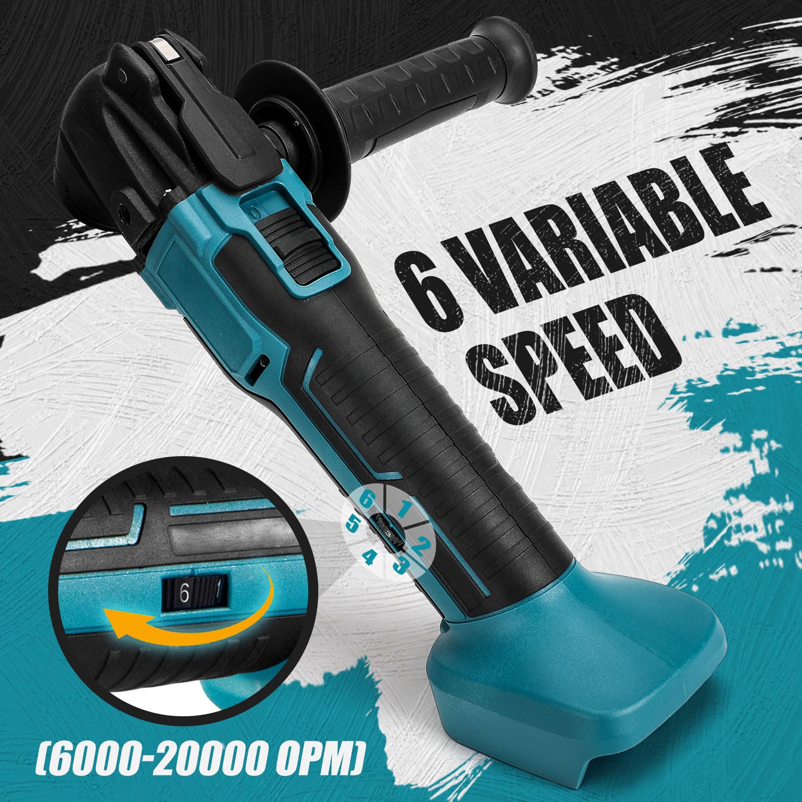 Herramienta multifunción para Makita 18v batería, para palas de corte y lijado, maquinaria de recorte, artesanos, decoración, cortadoras