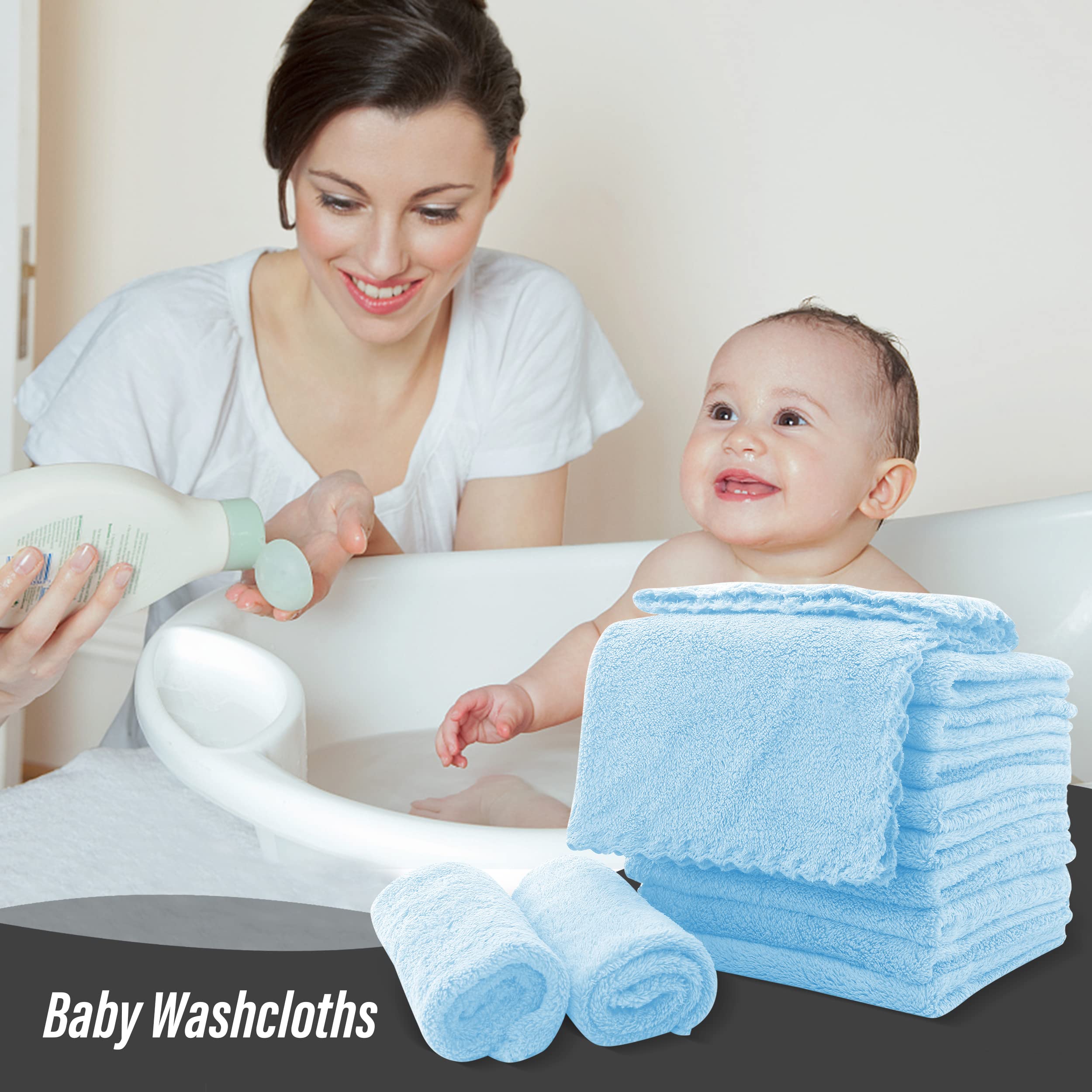 Sunny zzzZZ Lot de 12 lingettes pour bébé (aigue-marine)