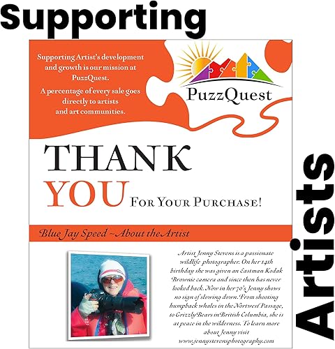 Miniatura 3 de Blue Jay Speed Fine Art - Rompecabezas de 1000 piezas para adultos y adolescentes PuzzQuest