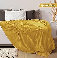 Vista 179 de Utopia Bedding - Manta de vellón de lujo, mullida, antiestática; manta de suave microfibra de 8.8 oz/yd² (300 g/m²) para cama; tamaño individual