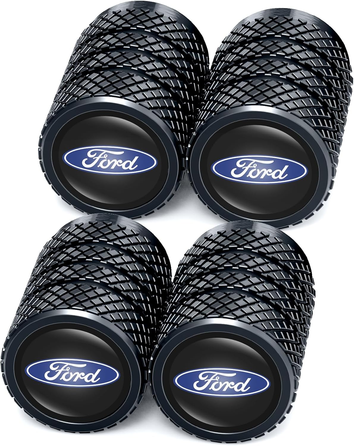 for Ford Tire Valve Caps, Valve Stem Caps for Ford Fusion F150 F250